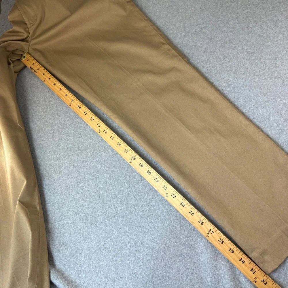 J.Crew Flex Bedford Pants Slim Fit Khaki Tan Chino Trousers Mens Size‎ 35x32 NWT